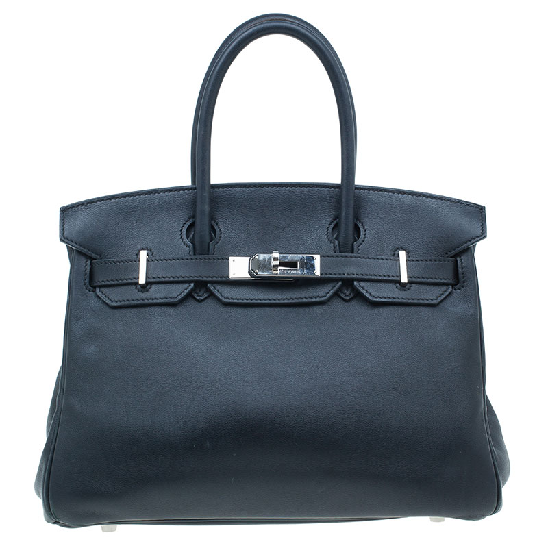 Hermes Black Leather Birkin 30