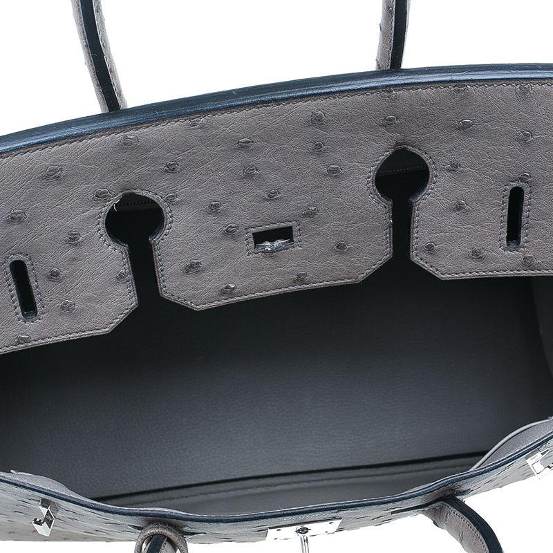 hermes ostrich leather