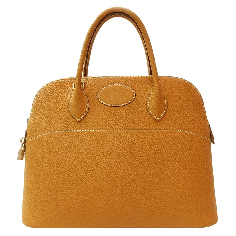 Hermes Gold Taurillon Clemence Leather Bolide 31 Bag Hermes | TLC
