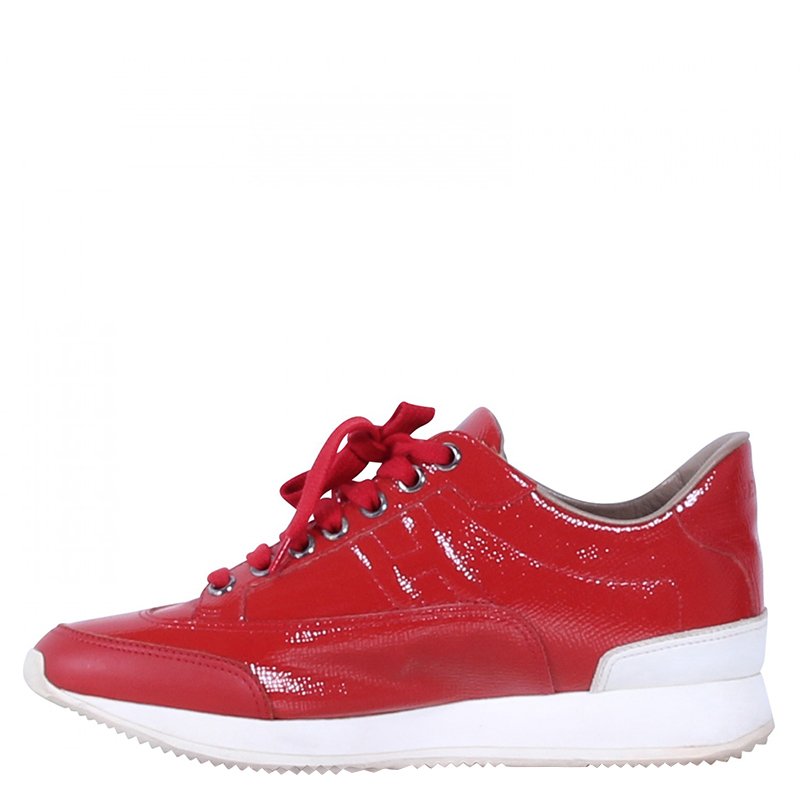 hermes shoes red