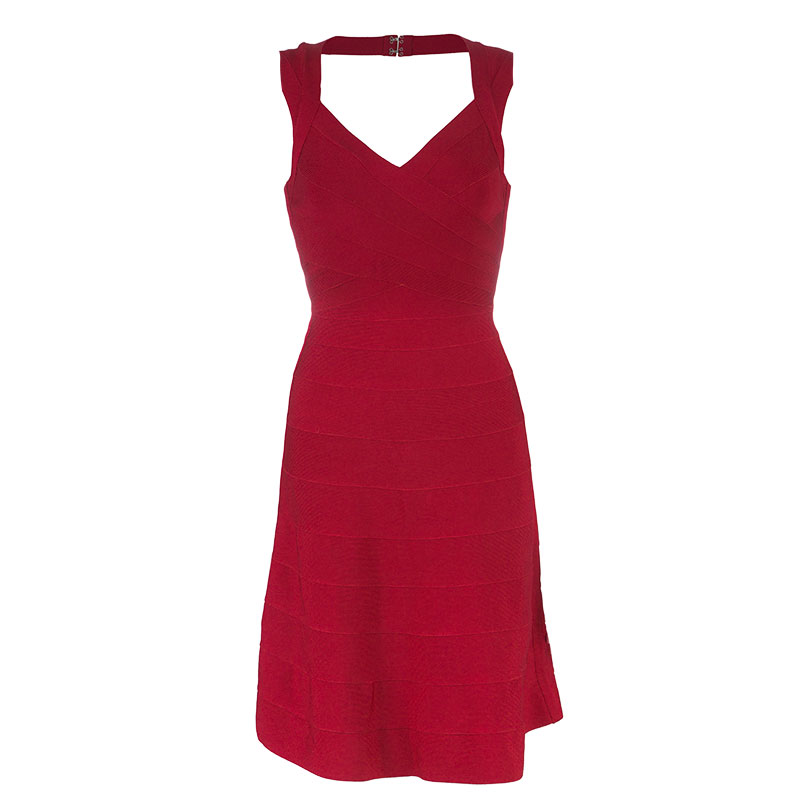 مملوكة مسبقًا فستان هيرفي ليجي برونا واسع S