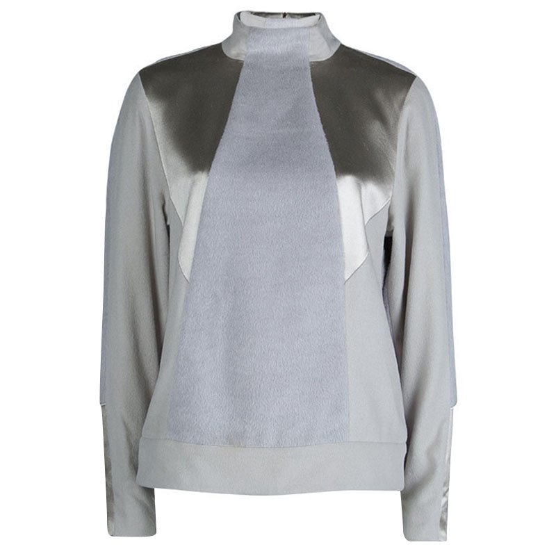 Jason Wu Pastel Grey Wool Jacket M