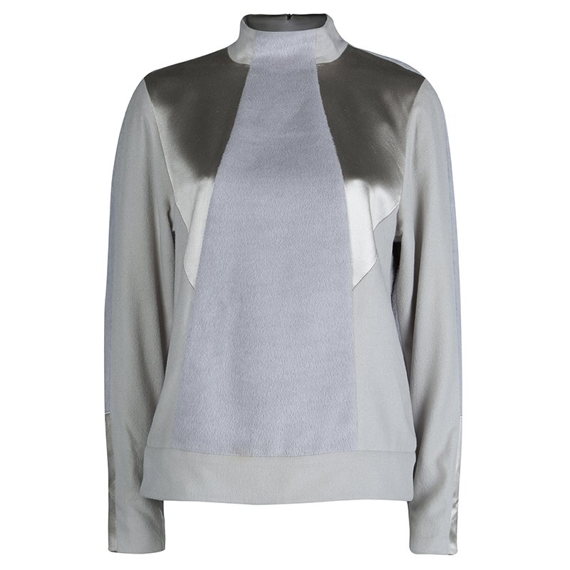 Jason Wu Pastel Grey Wool Jacket M