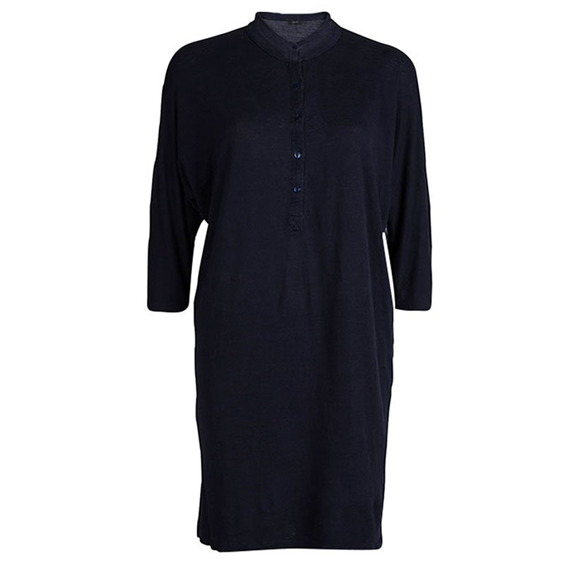 Pre Owned تونيك جوزيف جيرسي  كتان أزرق كحلي M