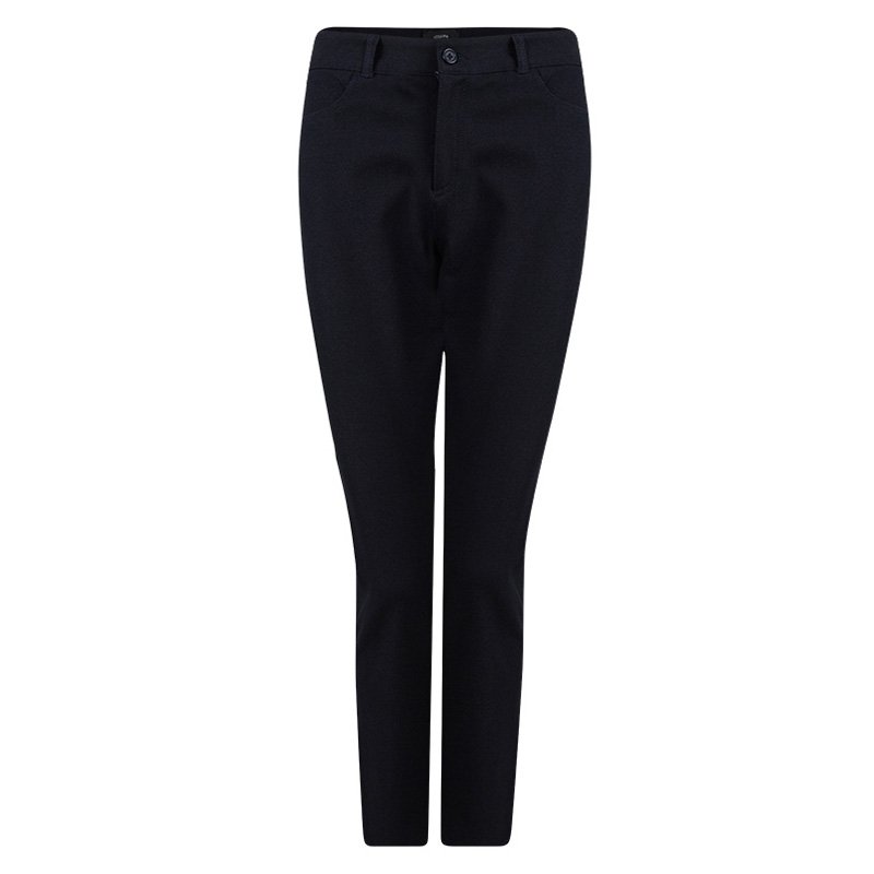 Joseph Dark Blue Stretch Denim Boot Cut Trousers L