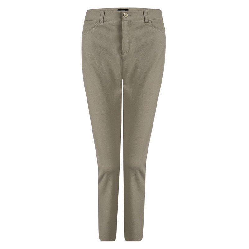 Pre Owned Joseph Beige Stretch Denim Boot Cut Pants L