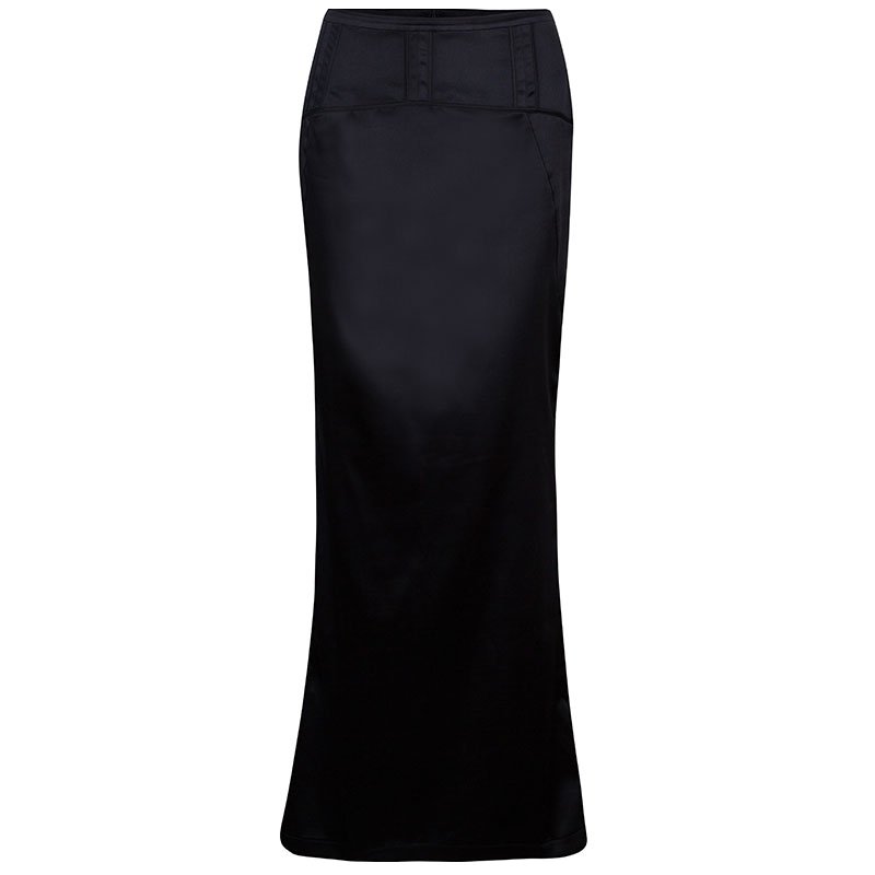 Pre Owned Just Cavalli Black Maxi Skirt L