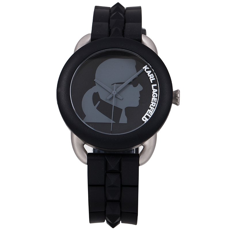 Karl Lagerfeld Black Stainless Steel KL2213 Unisex Wristwatch 40MM