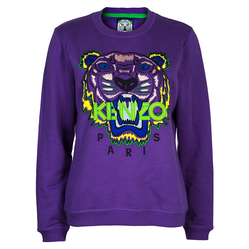 purple kenzo sweater