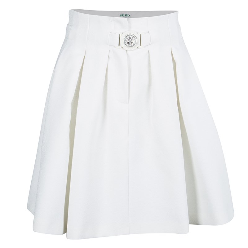 kenzo pleated skirt
