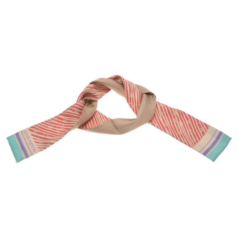 Pre Owned وشاح لوي فيتون حرير ألمازينغ مينث