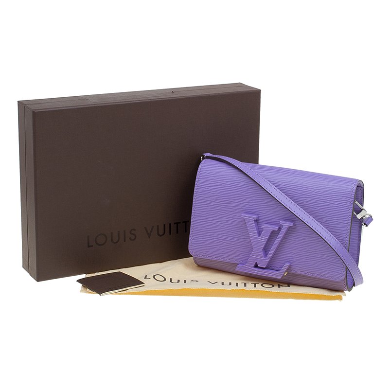 Louis Vuitton Lilac Epi Leather Louise Summer Clutch Louis Vuitton