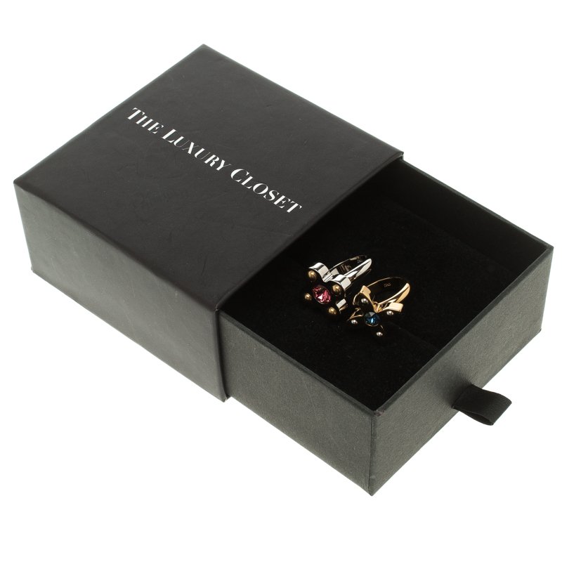 Louis Vuitton Love Letter Timeless Ring Set Size 50.5 Louis