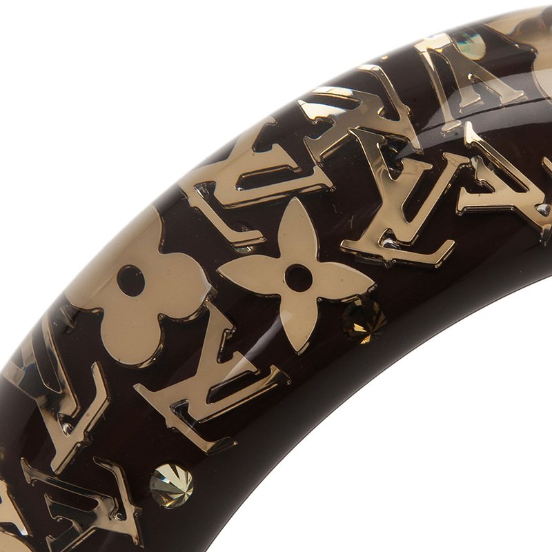 Inclusion bracelet Louis Vuitton Brown in Plastic - 33590654
