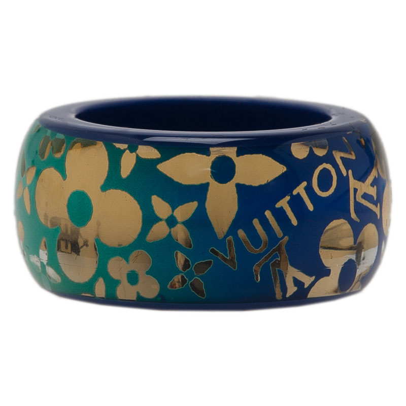 Louis Vuitton Inclusion Tropical Inclusion Resin Band Ring Size 52 Louis  Vuitton