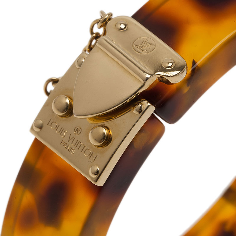 Louis Vuitton Resin Lock Me Bracelet  Rent Louis Vuitton jewelry for  $55/month