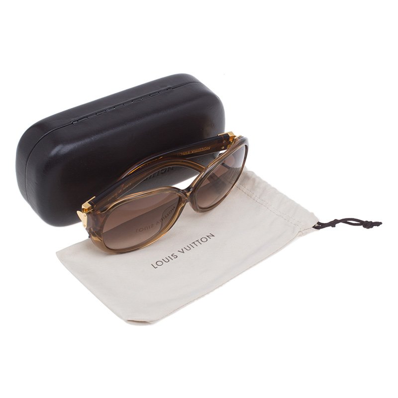 Louis Vuitton Brown soupçon Round Sunglasses