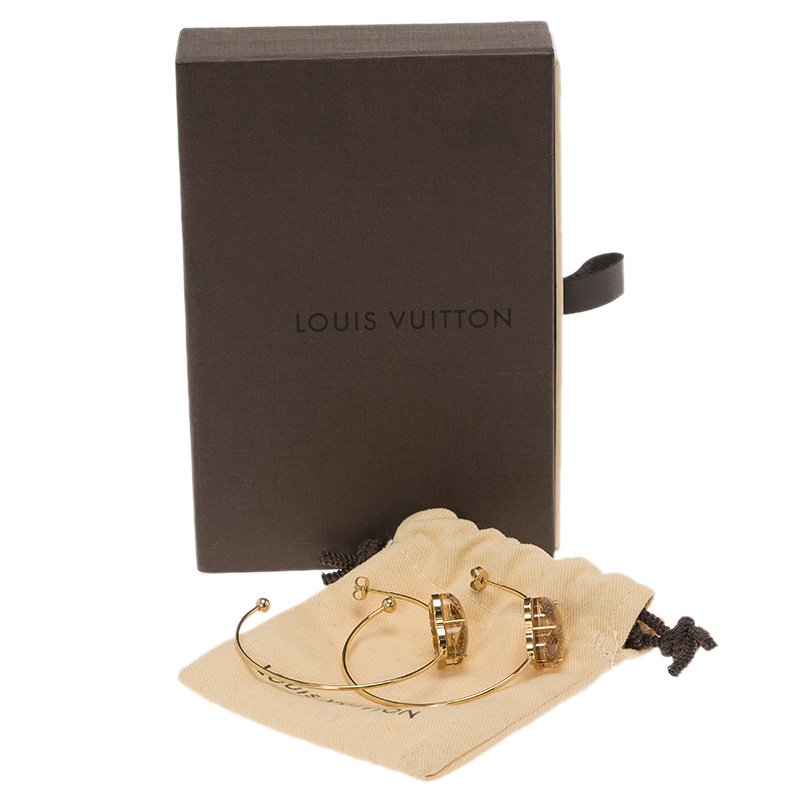 Louis Vuitton A la Folie Resin Hoop Earrings - Brass Hoop, Earrings -  LOU812668