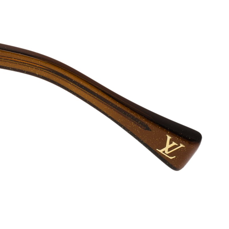 Louis Vuitton Sunglasses 1258 Gold Brown (SHH394) - KDB Deals