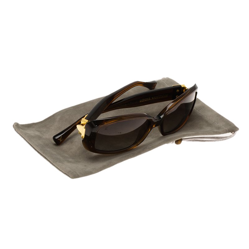 Louis Vuitton Oversized Soupcon Sunglasses in Brown Acetate Plastic  ref.1025610 - Joli Closet