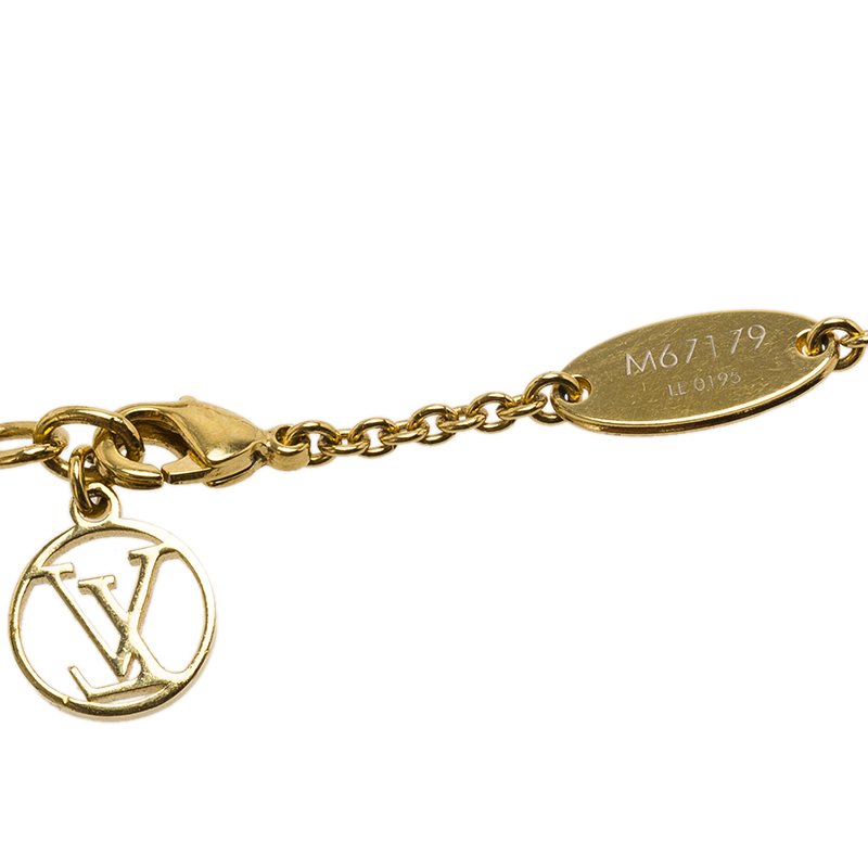 Louis Vuitton Gold Tone LV & Me Letter N Bracelet Louis Vuitton