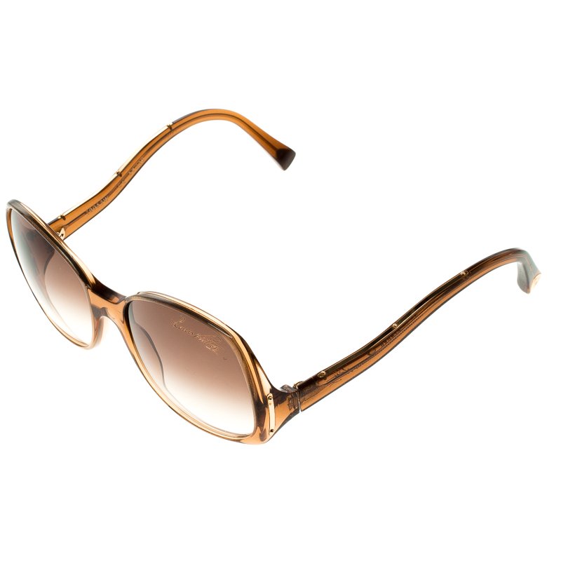 Louis Vuitton Honey Speckling Acetate Frame Gina Sunglasses - Yoogi's Closet