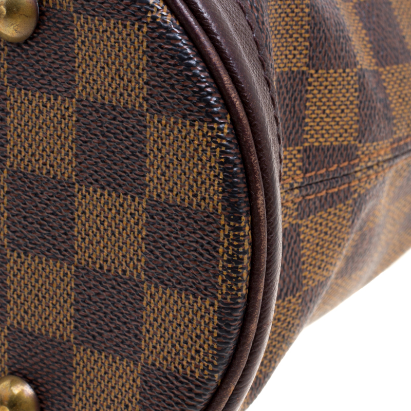 Louis Vuitton Damier Ebene Marais Bucket Pochette - Brown Mini Bags,  Handbags - LOU524397