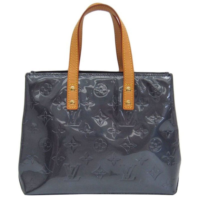 Pre Owned Louis Vuitton Indigo Monogram Vernis Reade PM Bag