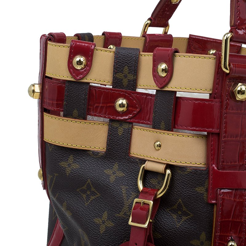 Louis Vuitton, Bags, Louis Vuitton Limited Monogram X Red Rubis Salina Gm  7lk322s