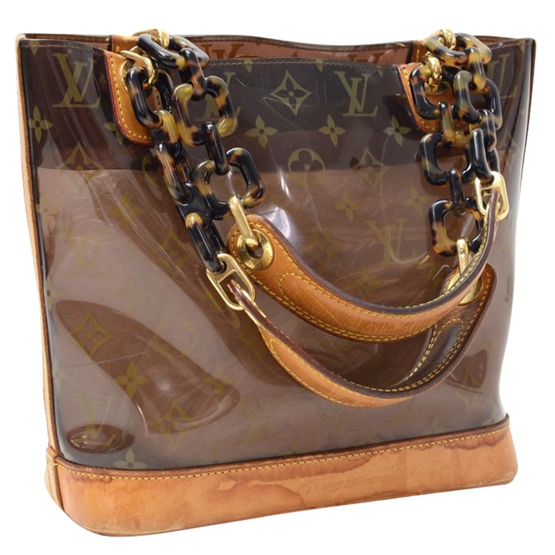 Louis Vuitton Monogram Vinyl Limited Edition Ambre PM Bag at 1stDibs