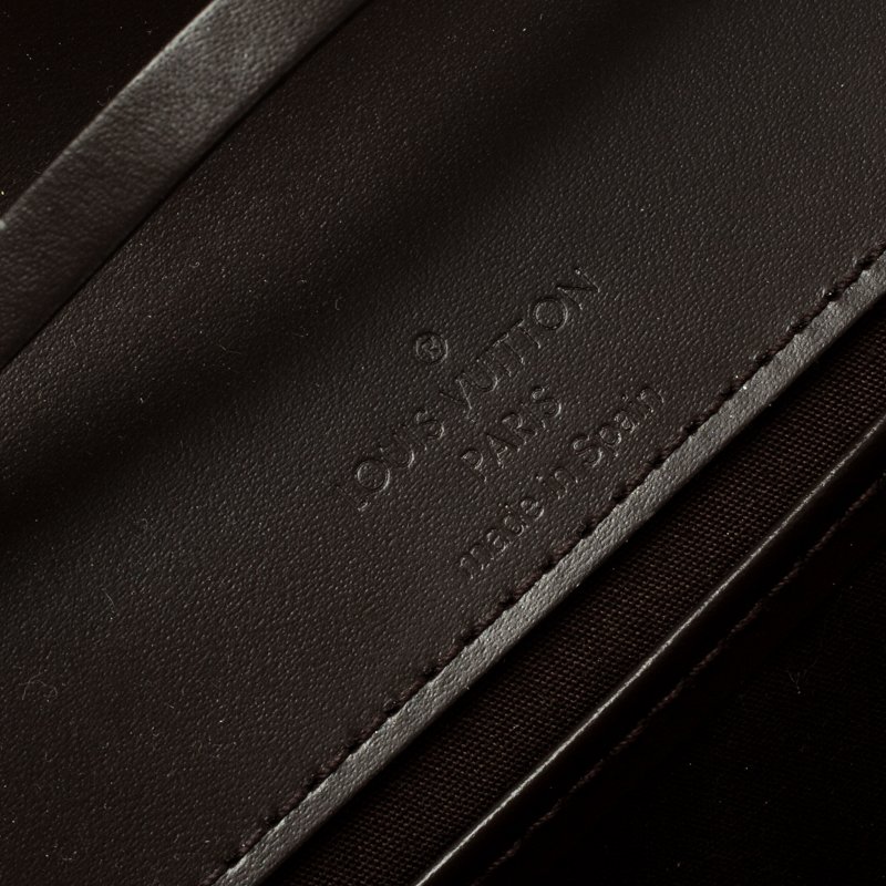 Louis Vuitton Moka Epi Leather Honfleur Clutch Louis Vuitton