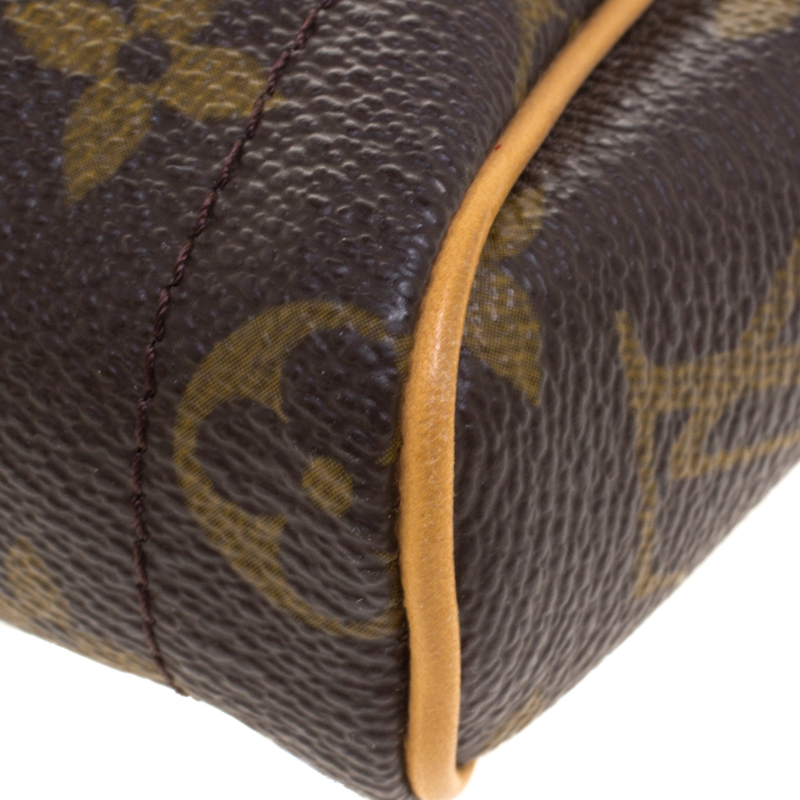Louis Vuitton Brown Monogram Pochette Beverly Cloth ref.951473