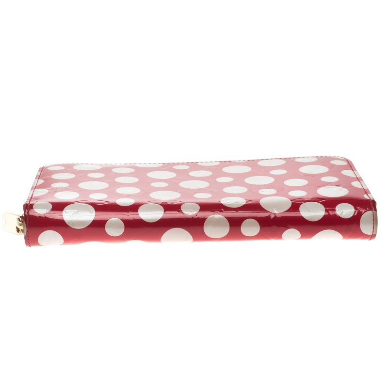 Leather wallet Louis Vuitton x Yayoi Kusama Red in Leather - 31769523