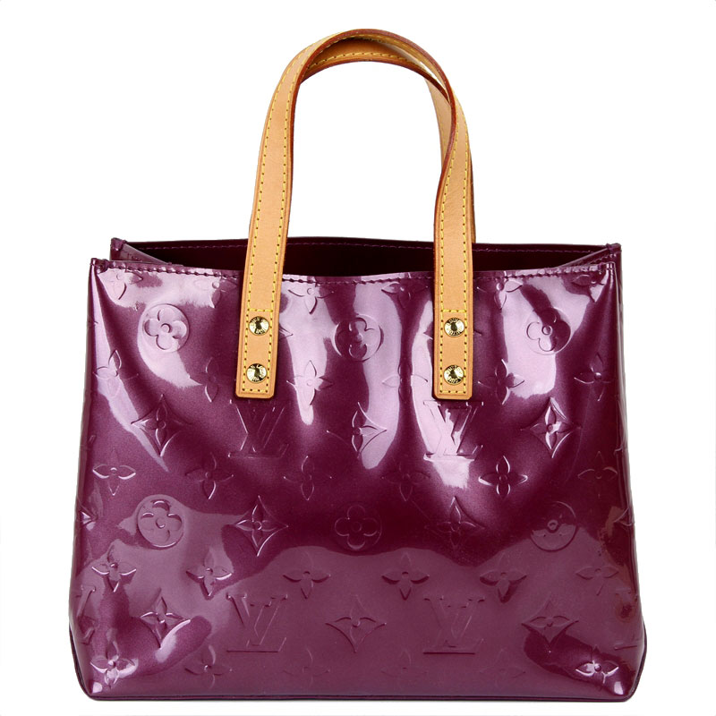 Louis Vuitton Violette Monogram Vernis Reade PM Bag Louis Vuitton