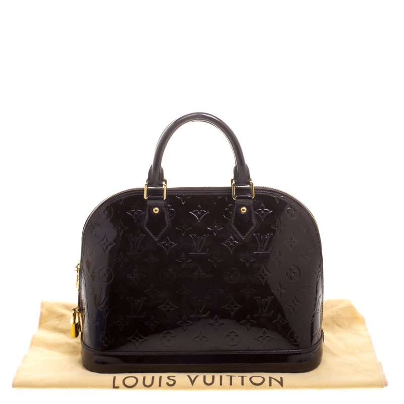 LOUIS VUITTON Vernis Alma PM Hand Bag with Cadena – Rob's Luxury Closet