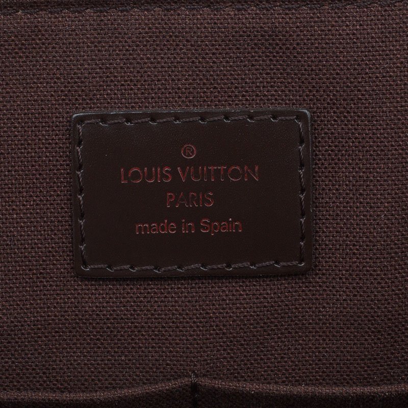 Louis Vuitton Damier Ebene Canvas & Leather Odéon MM