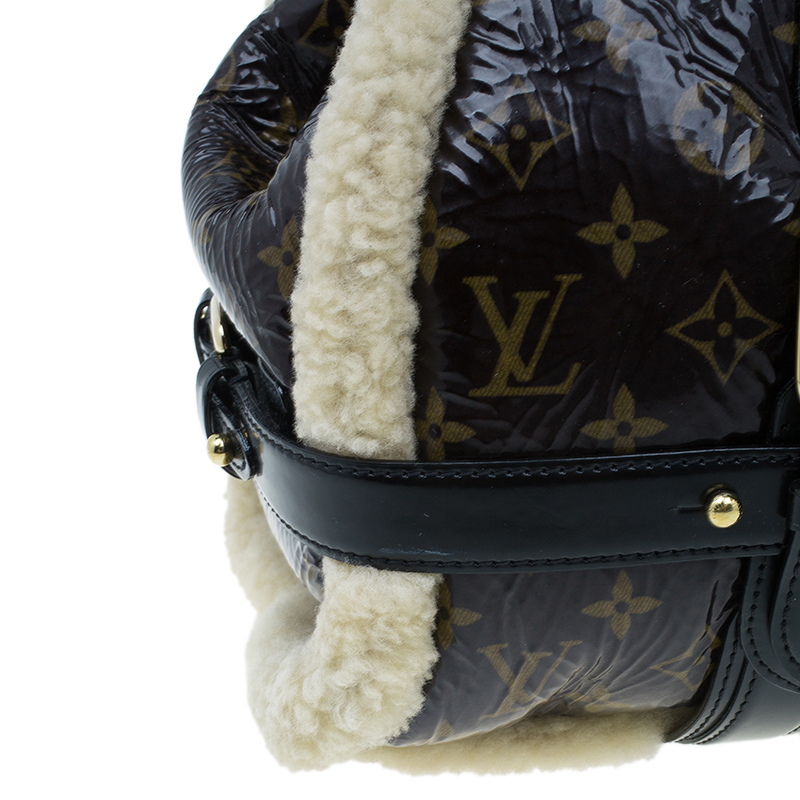 Louis Vuitton Limited Edition Monogram Shearling Storm Bag