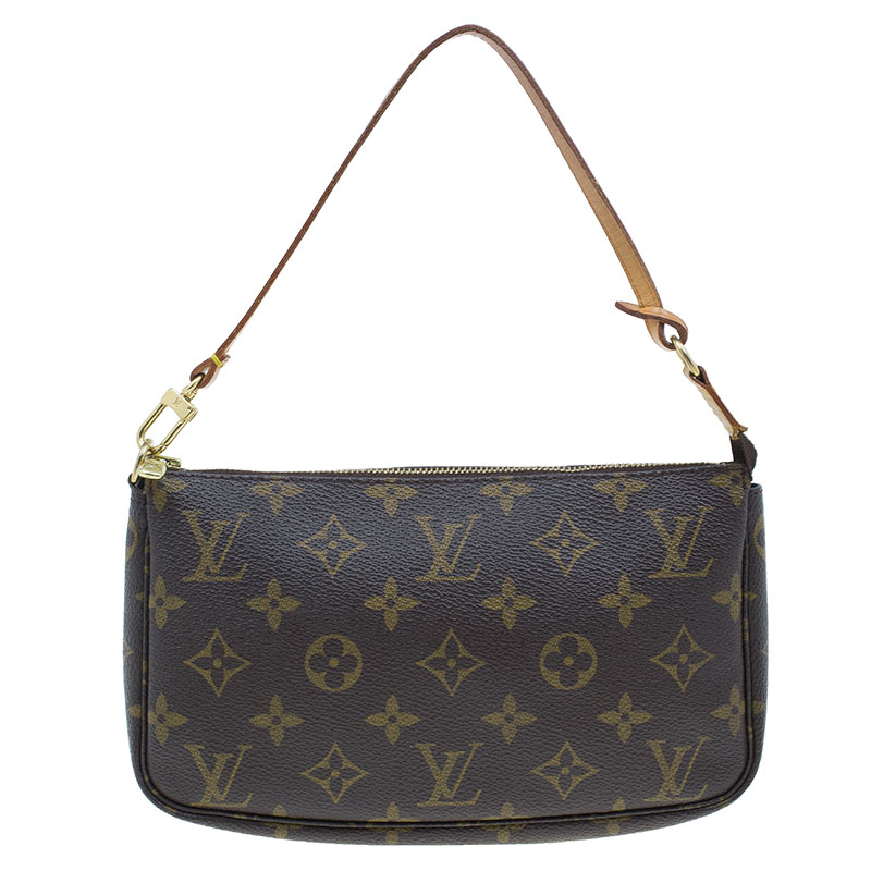 Pre Owned Louis Vuitton Monogram Canvas Pochette Accessoires Pouch Accessories