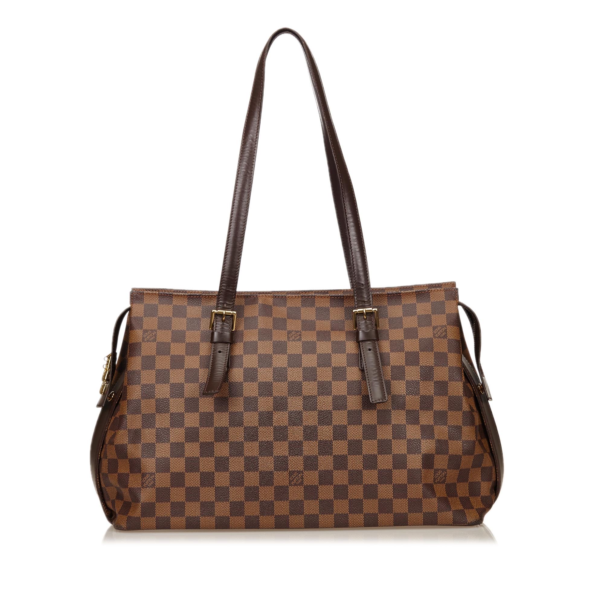 Louis Vuitton Chelsea Damier Brown Canvas Tote Bag