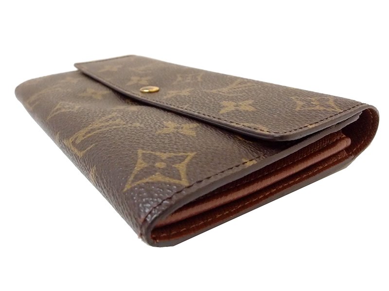 Louis Vuitton Monogram Coated Canvas Sarah Continental Wallet LV-1118P-0022