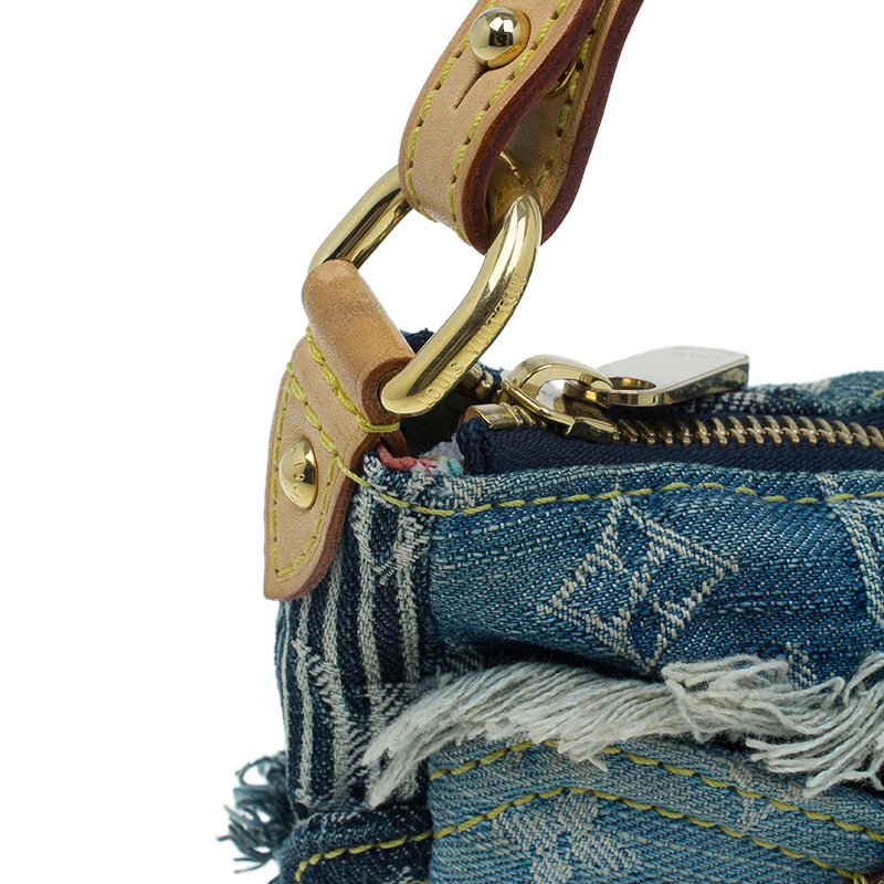 Louis Vuitton Monogram Denim Patchwork Neverfull MM - Blue Totes, Handbags  - LOU671831