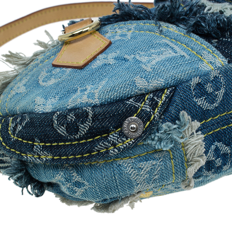 Louis Vuitton Monogram Denim Patchwork Neverfull MM w/ Pouch - Blue Totes,  Handbags - LOU780534