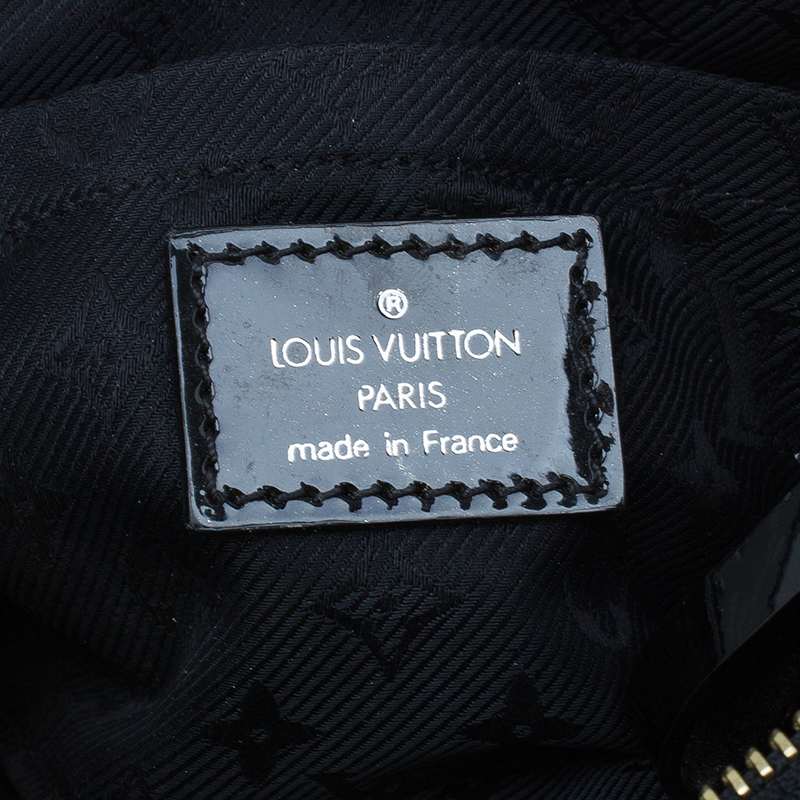Louis Vuitton Black Sequins Pochette Rococo Clutch at 1stDibs