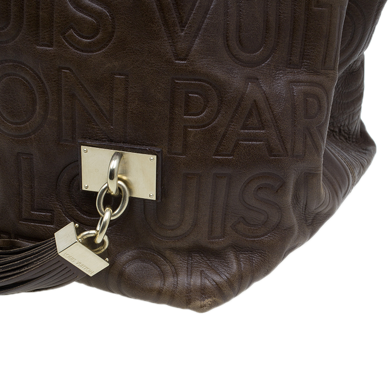 Louis Vuitton Brown Paris Souple Whisper GM Tote Louis Vuitton | TLC