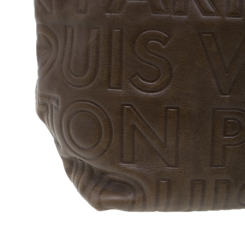 Louis Vuitton Limited Edition Chocolate Leather Paris Souple Whisper GM Bag  - Yoogi's Closet