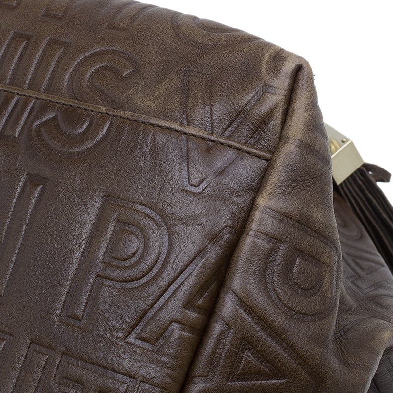Louis Vuitton Brown Paris Souple Whisper Shoulder Bag ○ Labellov