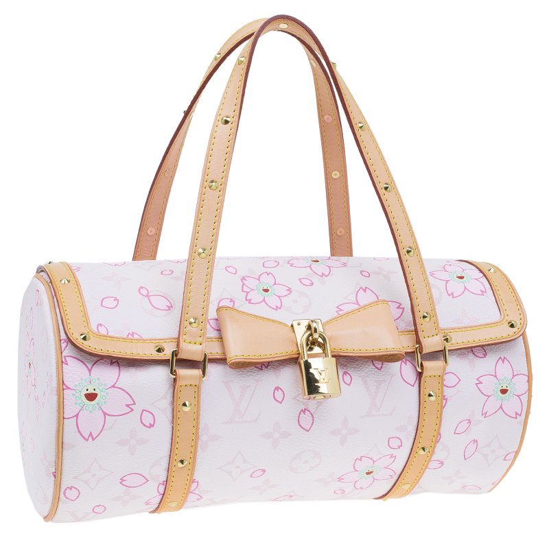 Louis Vuitton Pink Monogram Canvas Limited Edition Cherry Blossom Papillon  Bag