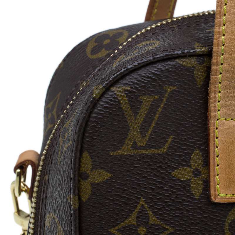 Louis Vuitton Spontini Monogram with Strap Camera Cube 7lva724 Brown Coated  Canvas Cross Body Bag, Louis Vuitton