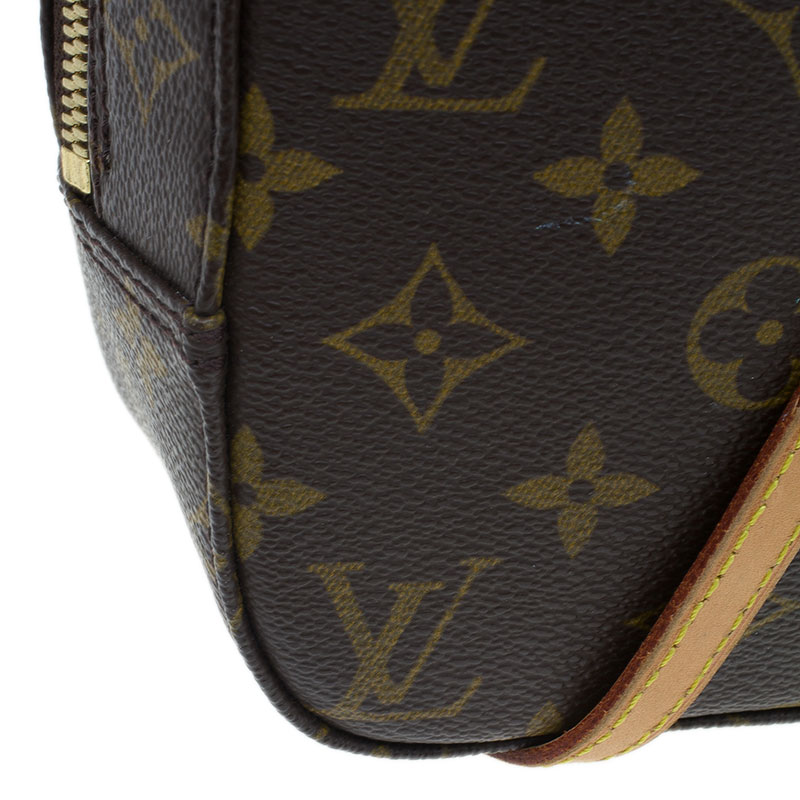 Louis Vuitton Spontini Handbag Monogram Canvas Brown 5814671