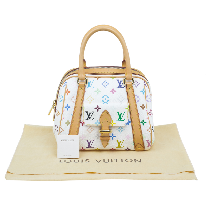 Louis+Vuitton+Priscilla+Satchel+Multicolor+Canvas for sale online